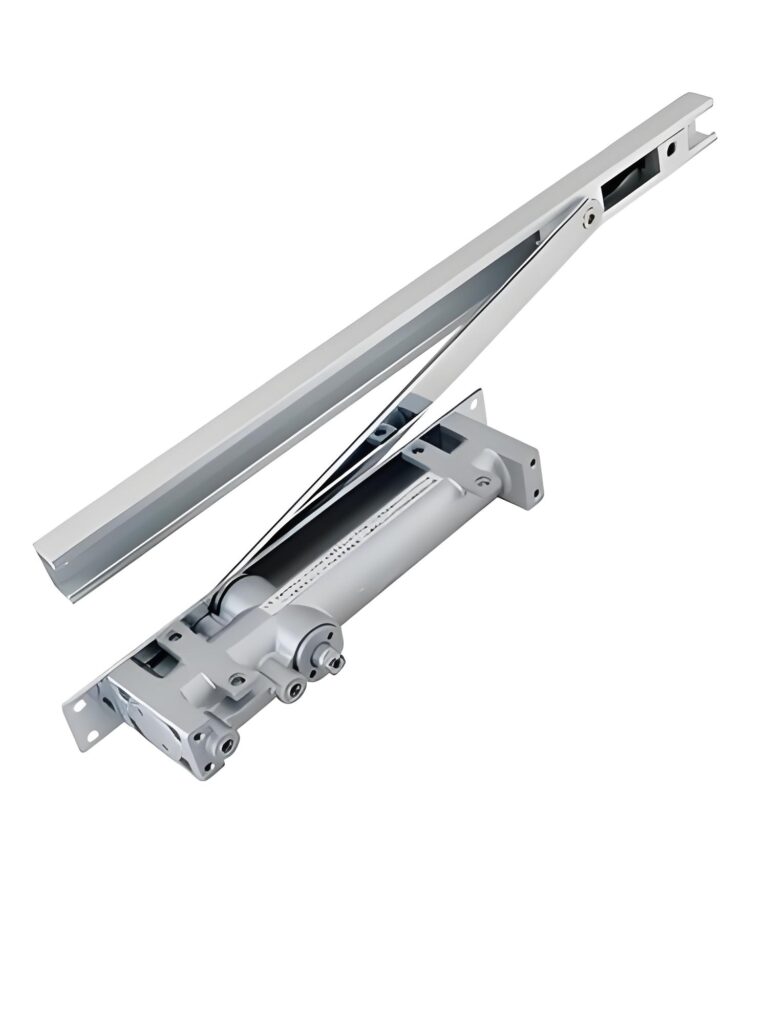 Grade 3 door closer installation for medium-weight doors in commercial and residential space